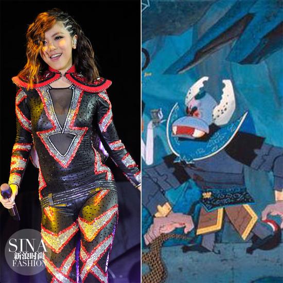 這一身亮片鎧甲，也是沒誰了