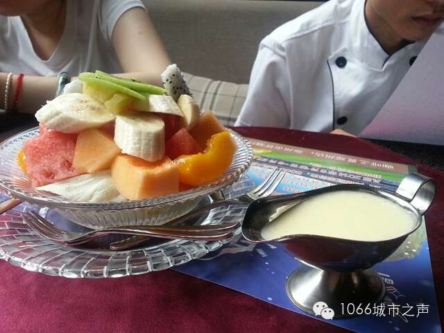 水果沙拉。真材實料。