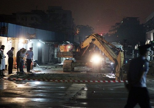 　圖為事故現(xiàn)場(chǎng)。