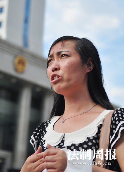 7月2日，唐慧在湖南省高院接受媒體采訪