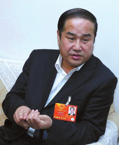 保定市長馬譽峰。資料圖片