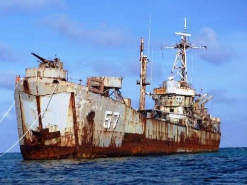 菲媒稱中國5艘艦船抵近仁愛礁 海軍護衛(wèi)艦在列