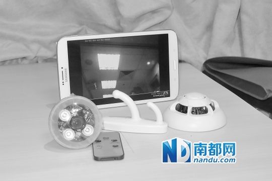香港民建聯(lián)從市面購(gòu)買(mǎi)到的偷拍儀器。