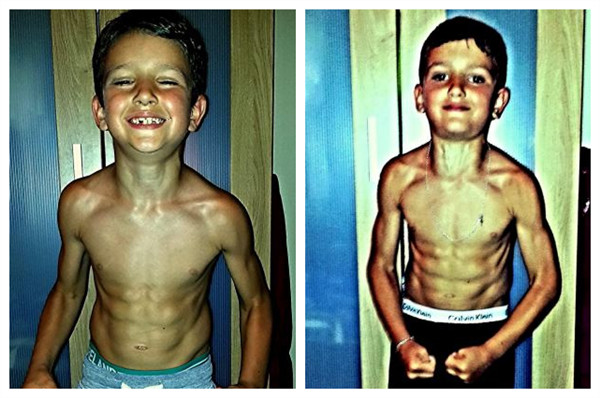 年僅8歲的布蘭登·布萊克因其完美的身型，被贊為迷你版的阿諾德·施瓦辛格。