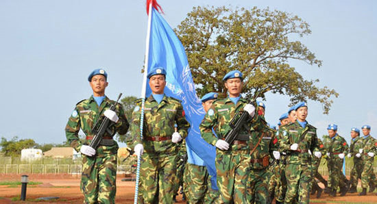 資料圖：中方將派遣700名官兵前往南蘇丹進(jìn)行維和。
