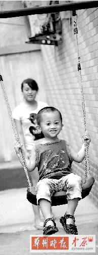 張麗梅說，兒子的每張笑臉，都會讓自己看到希望。