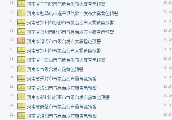 河南19市縣發(fā)布大霧預(yù)警 18日南部霧霾或?qū)⒓又? alt=