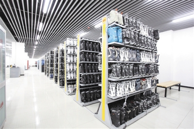 云頂大酒店內(nèi)的雪具大廳。