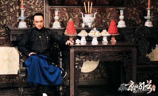 吳鎮(zhèn)宇飾演的霍家大少爺，正為二弟冥婚一事焦頭爛額