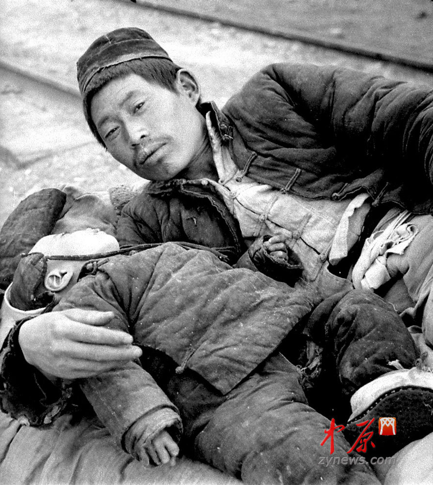 饑荒受災(zāi)者，父與子