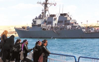 美國(guó)海軍“馬漢”號(hào)驅(qū)逐艦（資料圖片）。圖/CFP