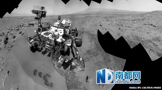 “好奇”號(hào)探測(cè)器在火星上發(fā)現(xiàn)水。