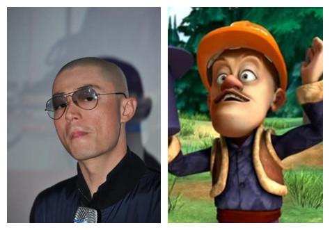 霍建華撞臉光頭強(qiáng) 這畫(huà)風(fēng)差別有點(diǎn)大?。ńM圖）