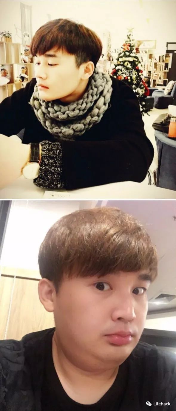 長胖20斤，臉型怎么變？這些例子看完扎心了！