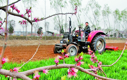 　　3月25日，武陟縣龍源辦事處東馬曲村村民正在田里耕作。時下正值春耕時節(jié)，武陟農(nóng)民紛紛抓住有利時機