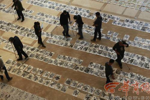 陜西高考美術(shù)閱卷現(xiàn)場(chǎng)曝光