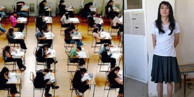 小伙“男扮女裝”替女友高考 小伙“男扮女裝”替女友高考