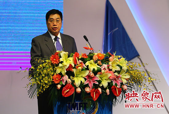 聯(lián)合國(guó)世界旅游組執(zhí)行主任祝善忠演講。