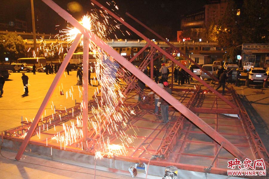 拆除現(xiàn)場(chǎng)。