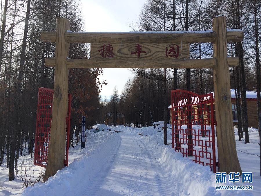 北山一隅的穗豐園（2013年12月8日攝）。新華社記者程子龍攝