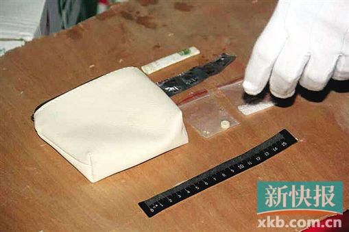 現(xiàn)場(chǎng)繳獲的毒品。