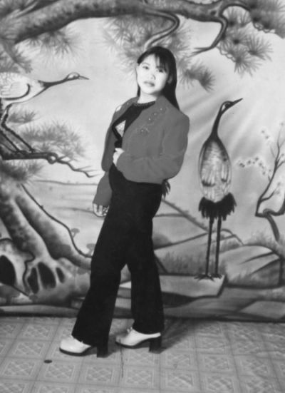 　錢家保存的錢仁鳳年輕時(shí)的照片。