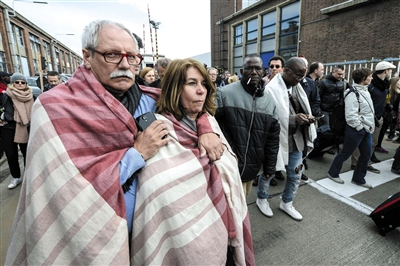 扎芬特姆國際機(jī)場，乘客被緊急疏散。圖/CFP