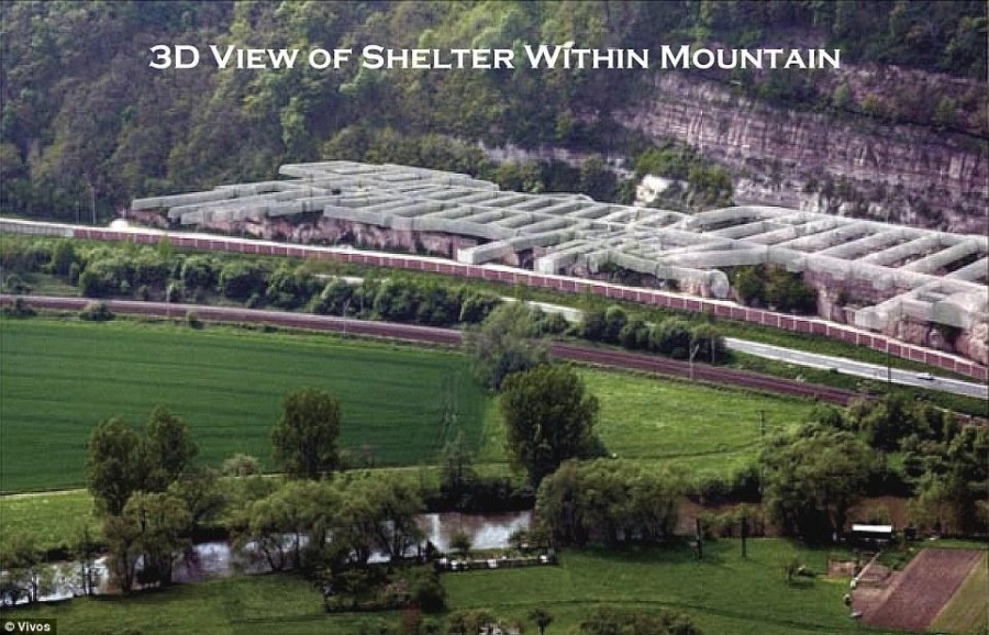 圖為堡壘外觀的3D效果圖。