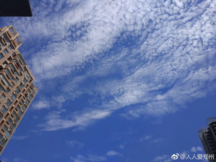 又被鄭州的藍(lán)天刷屏！隨便一拍就是手機(jī)壁紙