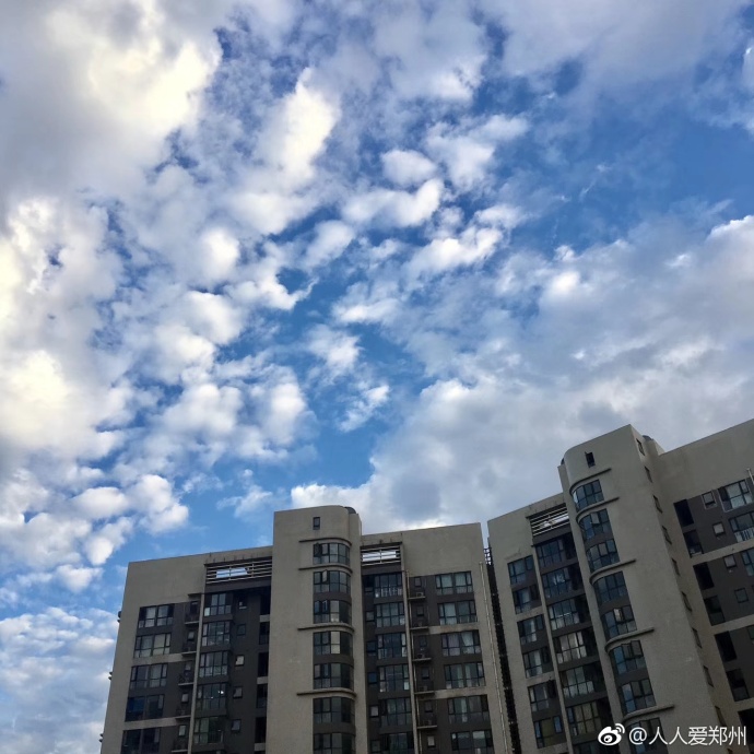 又被鄭州的藍(lán)天刷屏！隨便一拍就是手機(jī)壁紙