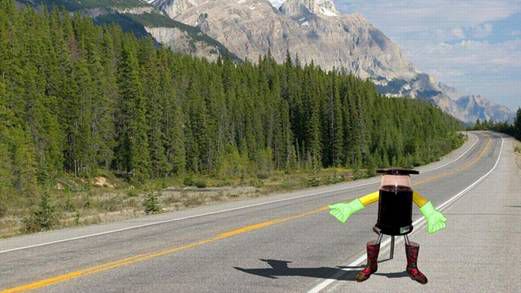科學(xué)家將派機器人搭順風(fēng)車穿越加拿大Le robot HitchBot.
