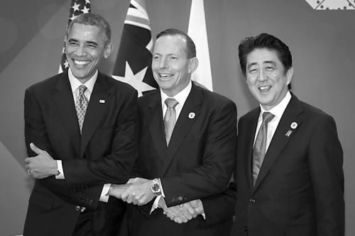 美日澳首腦會談否認“針對中國” 奧巴馬透露中美嚴峻關系