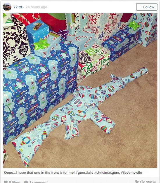 英媒盤(pán)點(diǎn)熱門(mén)圣誕禮物 送槍成新潮流(組圖) 英媒盤(pán)點(diǎn)熱門(mén)圣誕禮物 送槍成新潮流(組圖)