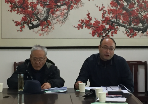 （左：原周口地區(qū)常委秘書長梁祖靈 ；右：鄲城縣委常委組織部長侯磊 ）