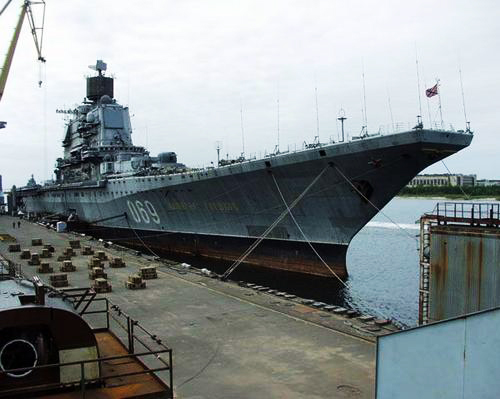 　資料圖：“戈?duì)柺部品颉碧?hào)航母。