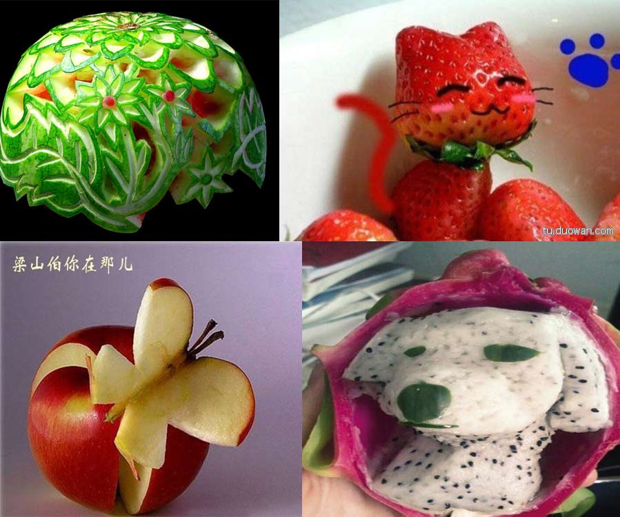 好看又爽口！那些創(chuàng)意十足的水果雕刻藝術(shù)