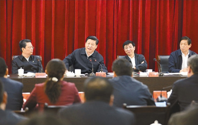 3月18日，習(xí)近平聽取蘭考縣教育實(shí)踐活動(dòng)情況匯報(bào)，并發(fā)表重要講話。